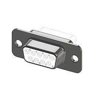 MH Connectors MHDBC9SS-NW D-Sub Housing 9 WAY FEMALE D CRIMP NICKEL WHITE