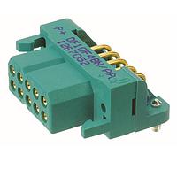 Amphenol Positronic DF04F00/AA Connectors DragonFly Gold Plating 4 Pos Wire 22-16 AWG Copper Alloy Female Str Angle 2R
