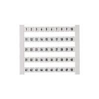 Weidmuller 0473460001 Digit Card DEK 5 FW 1-50 BX=500 CD=50