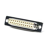 ITT Cannon DBMA25SA197 Receptacle D-Sub, 25 Skt/ crimp term, RHS tin