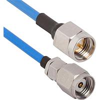 Amphenol SV Microwave MS185-085-MSSMA-180 RF Cable Assemblies 1.85mm STR M to SMA Straight M 18"Cable