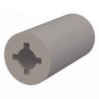 Essentra Components 13SPRT052 Self Retaining Round Spacer, Retaining, #4 Screw, .500 Spacer