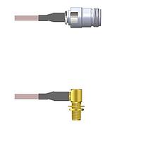 Amphenol Custom Cable Q-1V02Q000R010i RF Cable Assemblies N-SJ/SMA-RJB G316D 10I