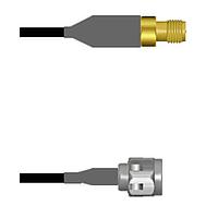 Amphenol Custom Cable Q-7002K000M096i RF Cable Assemblies SMA-SJ/N-SP LMR24 96I