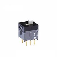 NKK Switches AS22CP Subminiature Slides DPDT ON-ON .150" STRAIGHT
