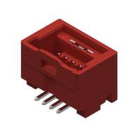 Molex 201648-0042 Shrouded SpotOn 1.5mm SR HDR W/NAIL VERT 4CKT RED