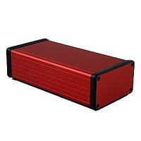 Hammond Manufacturing 1455K1601RD PC Board Alum w/Medal Ends 6.30x3.07x1.69" Red