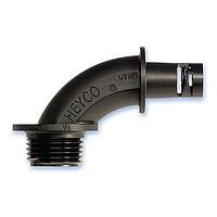 Heyco 1956 Flexible, Liquid Tight HF3C 1/2 NPT 90 DEG HUB
