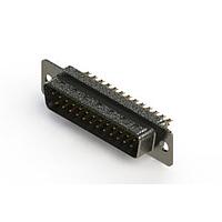 EDAC 627-M25-622-WN1 D-Sub Connectors - Standard Density Vertical Machined D-Sub Connectors