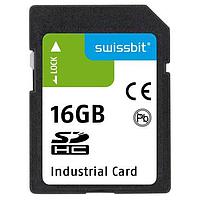 Swissbit SFSD016GL1AS1TO-I-QG-221-STD SD Cards Industrial SD Card, S-600, 16 GB, SLC Flash, -40C to +85C