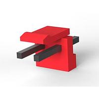 AMP Connectors - TE Connectivity 4-1123723-2 Plug Housing 3.96 EP HDR ASSY 2P(RED)
