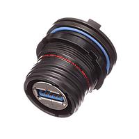 Amphenol Socapex USB3FTV7SAZNF059 USB Type A Connectors SZ 15 Jm Nt Rdc Flng Rcpt USB Blk Zn