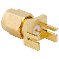 Amphenol RF 132413 PCB Connectors SMA End Launch Plug Flat Tab .042in PCB