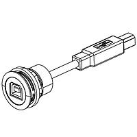 HARTING 09454521910 USB 2.0 har-port USB 2.0 B-B PFT 0.5M CABLE