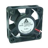 Delta Electronics, Inc. ASB02512VHA-A76N Tubeaxial Tubeaxial Fan, 25x10mm, 12VDC, Sleeve Bearing, 3-Lead Wires, Locked Rotor Sensor