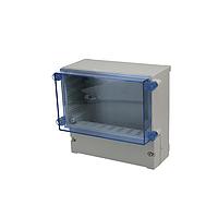 Bud Industries DCS-11900 Dual Compartment Dual Compartment Enclosure Screw-down Cover (6.3 X 6.5 X 3.7 In)