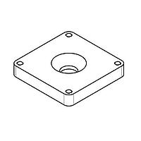 Banner Engineering BWA-QM30-FTAL Flat Surface Tape Mount Bracket: Mounting for QM30 VT; Flat Surface Tape Mount; Aluminum