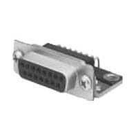 AMP Connectors - TE Connectivity 747193-1 Receptacle RECP FULL MTL SHL 50 female screwlocks