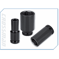 Crossman 78-341 1 inch Drive Deep Impact Sockets ( short, 41x92 mm)
