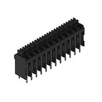 Wurth Elektronik 691410100012 Fixed Terminal Blocks WR-TBL 3.5mm pitch Monoblock THT Black Vertical Dual Pin cable entry Screwless Push In 12P