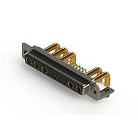 EDAC 630-17W5250-4N3 Mixed Contact D-Sub Connectors Right-angle Power Combo D-Sub Connector