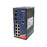 ORing IPS-3082GC-AT Managed Ethernet Switches 10-port managed PoE switch; 8FE/PSE + 2G Combo
