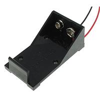 Eagle Plastic Devices 12BH610-GR Battery Clips 9V 6" LEADS BLK