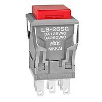 NKK Switches LB26SGW01-5C05-JC Pushbutton Switches STD SIZE PUSHBUTTON ILLUMINATED/SNAP-IN