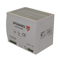 Carlo Gavazzi SPD244803 Switching Supplies Switching Power Supply, AC/DC, 480W Three-Phase, 48V, Screw Terminals, IP20, DIN-Rail Mounting, Over-load, Over-voltage and Short-circuit Protections, 150x124x118.8mm metallic housing
