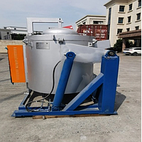 Wondery WDL-GRQ-1000 Hydraulic Tilting Industrial Electric Resistance Aluminum Crucible Melting Furnace (400kg/h;1000kg)