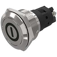 EAO 82-6152.1000.B001 Anti-Vandal 82-6152.1000.B001.pushbutton.momentary.22 mm.stainless steel.flush/flat.no LED.no colour.no LED.screw terminal.On OFF