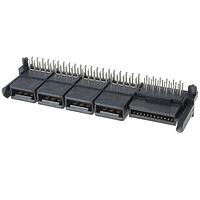 Molex 45984-8442 Headers 8 PWR 24 SIG RA HDR LPH POWER W/GDE POST