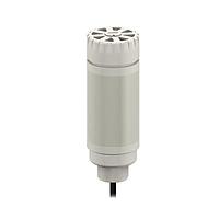 Banner Engineering CL50GRYAPCQP Column Lights Column Light: Gray Housing: 3-Color Audible Indicator; Voltage: 18-30 V dc; Environ. Rating: IP50; Input: PNP; Colors: Green Red Yellow; 150 mm (6 in) 5-pin M12 PVC Pigtail QD