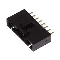 Adam Tech CDR-07-GS Shrouded HEADER VERT TH GOLD 7POS .1" SIN