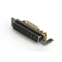EDAC 630-36W4640-2N3 Mixed Contact D-Sub Connectors Right-angle Power Combo D-Sub Connector