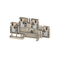 Weidmuller 2540020000 DIN Rail Terminal Blocks A2T 4 VL