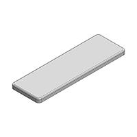 Masach Tech MS460-10S-NS EMI/RFI Shield, One-Piece 46 x 14.8 x 2mm One-piece Drawn-Seamless RF Shield/EMI Shield (Nickel-Silver)