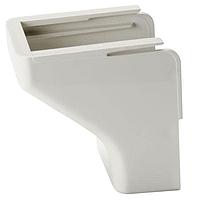 HellermannTyton TSR3FW-50 Wire Ducting & Raceways Ceiling Drop, 1-3/4", 2-Piece, PVC, Office White, 10 Individual/bg