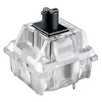 CHERRY MX3A-11NA Standard Switches MX Silent, RGB, Black Stem, Full Travel Mechanical KeyswitchLinear Feel, 60cN, clear housingNo DiodeFrame Mount (no fixation pins)