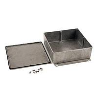 Hammond Manufacturing 1590WFF Die-cast box Diecast Alum/Flanged 7.4x2.48x7.4"Natural