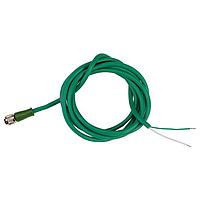 OMEGA M8C-SIL-J-S-F-3 M12 & M8 Cable, 2 wire, Thermocouple Compensated (Stripped Leads, M8 4 Pin Female, Thermocouple Type J, Thermocouple Type J, Silicone)