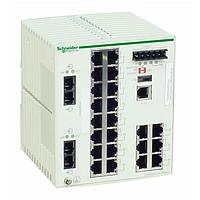 SCHNEIDER TCSESM243F2CU0 Managed Ethernet Switches CONNEXIUM MANAGED SWITCH 22TX/2FX-MM
