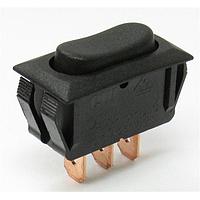 CW Industries GRS-2013A-2400 Rocker Switches SPDT 16A MATTE BLK