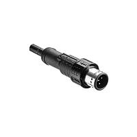 Amphenol LTW M12B-05BMMM-PL8B01 Sensor Cables / Actuator Cables M Series Sensor Connector, M12, B Code, Metal, 4A, 05 pins, Male Connector, Male Contact, Straight, Push Pull, Overmolded, Length 1000mm, IP68