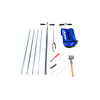 Eijkelkamp 04.02.SC Two-piece gouge auger set - hard soils, conical screw thread (5 m)