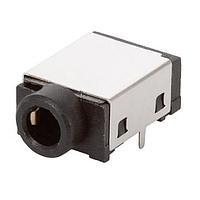 Same Sky (formerly CUI Devices) SJ3-350153AG-TR Phone Connectors 3.5 mm Stereo Jack, Through Hole, 3 Conductors, 1 Switch