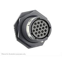 Eaton Souriau-Sunbank UTGX71419SW Receptacles Jam nut receptacle, without backshell, for 19 female contacts, IP68/69K, keying W