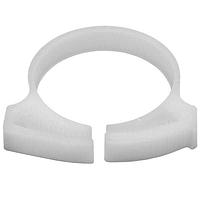 HellermannTyton SNP3210K2 Conduit Clips Snapper Hose Clamp, 1.21 - 1.38" Bundle Diameter, POM, White, 50/pkg