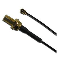 Amphenol RF 336503-12-0200 RF Cable Assemblies MCX Jack-AMC RA Plug 113mm Cable, 200mm