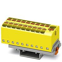 PHOENIX CONTACT 3273642 DIN Rail Terminal Blocks PTFIX 10/18X4-NS35 YE